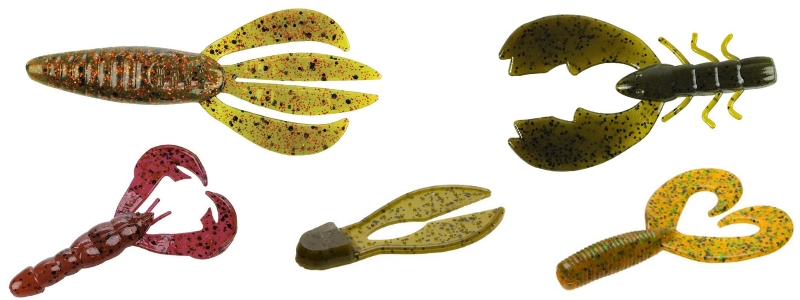 24ct ASSORTMENT 3.5 SUPER JIG CHUNKS Trailers Bass Fishing Jigs