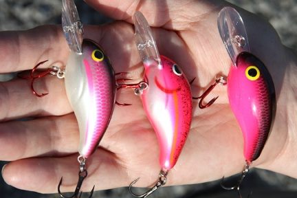 Lot of 3 Pre-Pradco Bandit Flat Maxx Deep Vintage Crankbaits LURES