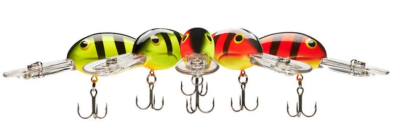 Side by side comparison of the following crankbaits: Bandit