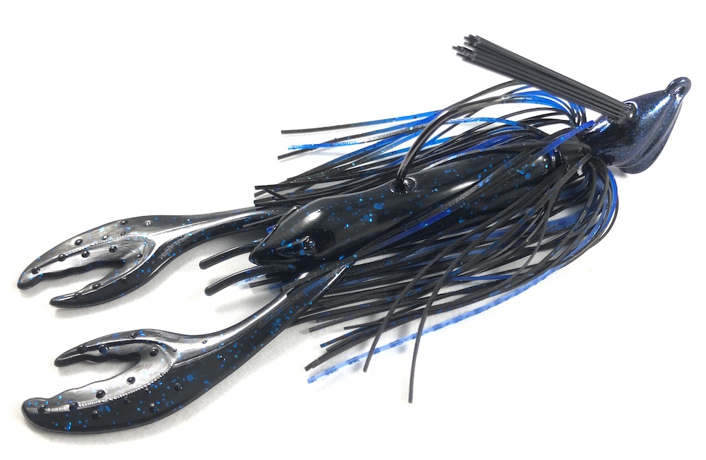 Bass jig with craw trailer